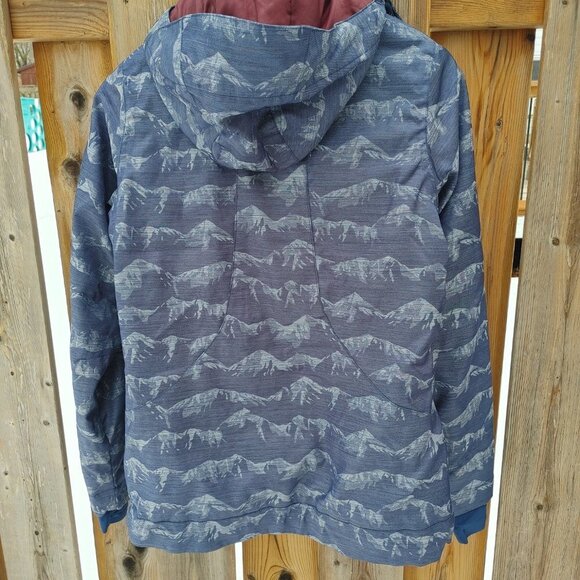 WESTBEACH Pullover Jacket Women's Size Small Mountain Pattern Snowboarding - Picture 3 of 11